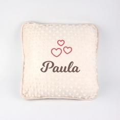 Cojín Clásico Personalizado Beige