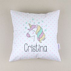 Cojín Unicornio personalizado